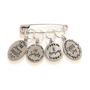 Stitch Markers Knitting Metal Ring Set Gifts for Knitters Accessories Supplies